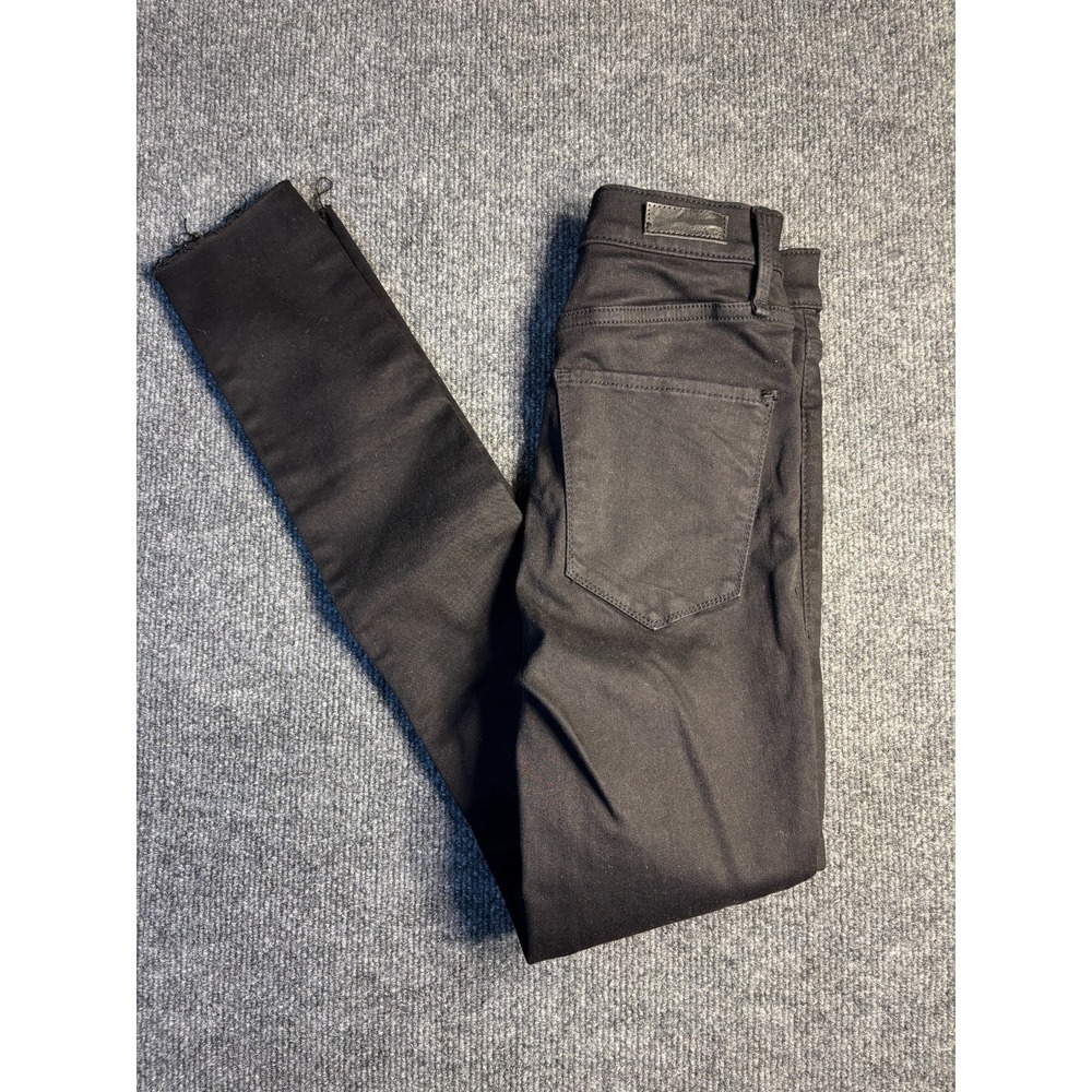 Abercrombie & Fitch Jeans Womens 24 Black Denim Ultra High Rise Super Skinny Leg